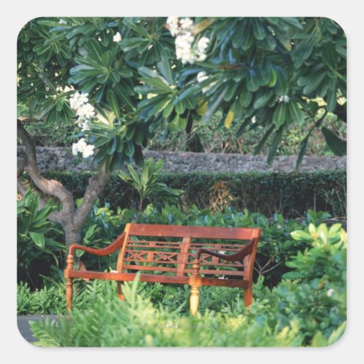 Sticker Carré Banc (Devant)