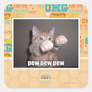 Sticker Carré Banc de banc de banc