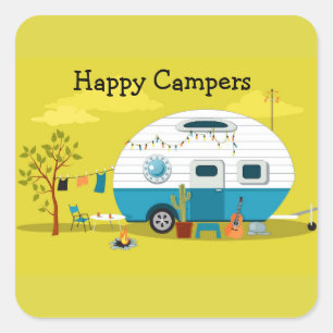 Sticker Carré Bande-annonce de Campers