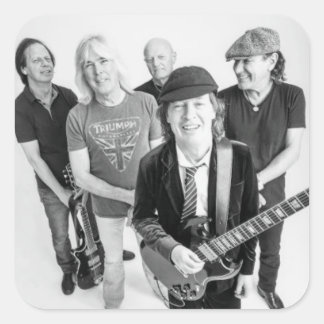 Sticker Carré Bande de musique