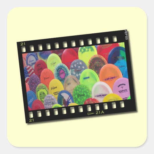 Sticker Carré Bande film (Devant)