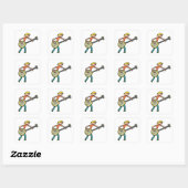 Sticker Carré Banjo (Feuille)