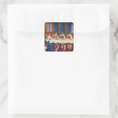 Sticker Carré Banquet donné par Charles V (Sac)