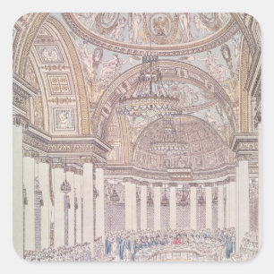 Sticker Carré Banquet impérial dans le salon grand