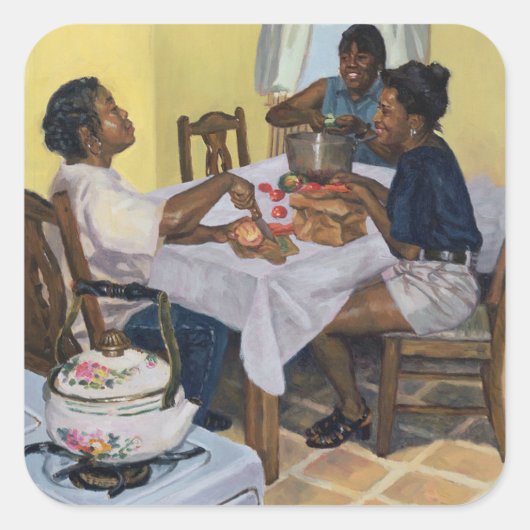 Sticker Carré Banter bien fondé 1998 (Devant)