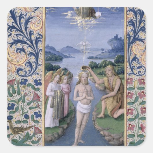 Sticker Carré Baptism of Christ (Devant)