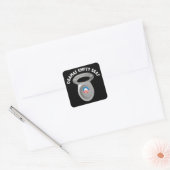 Sticker Carré Barack Obama - Siège Toilet (Enveloppe)