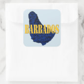 Sticker Carré Barbade (Sac)
