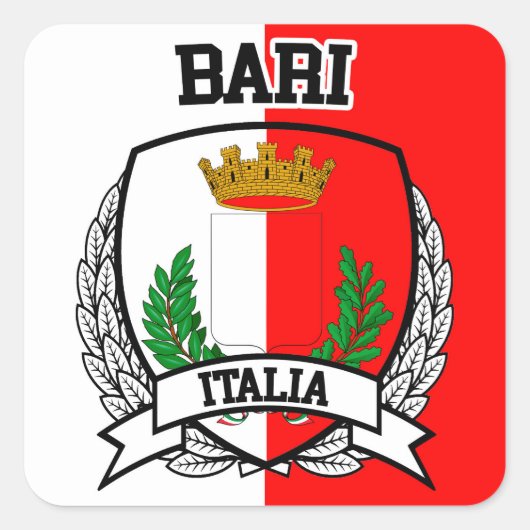 Sticker Carré Bari (Devant)