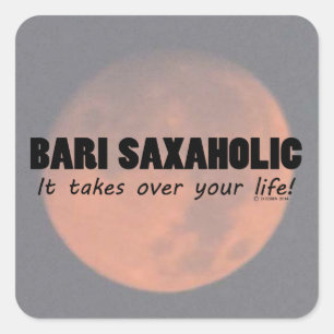 Sticker Carré Bari Saxaholic