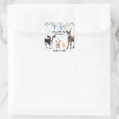 Sticker Carré Barnyard Farm Animaux 1er anniversaire (Sac)