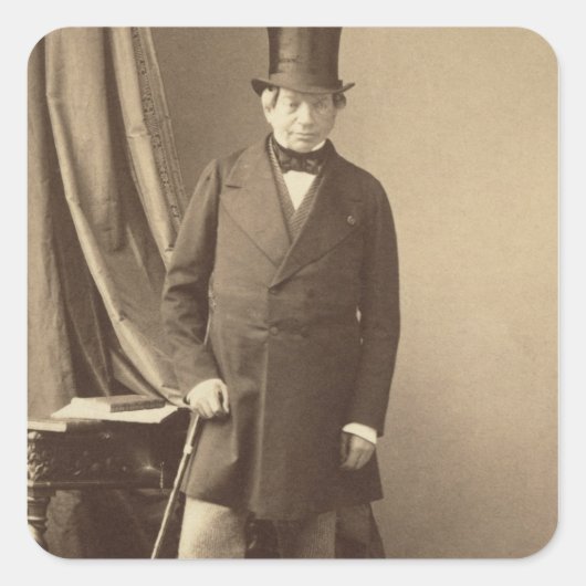 Sticker Carré Baron James Rothschild (Devant)