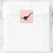 Sticker Carré Barosaurus Dino Dinosaur (Sac)
