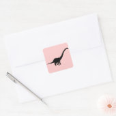 Sticker Carré Barosaurus Dino Dinosaur (Enveloppe)