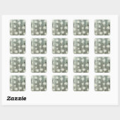 Sticker Carré Barque Daisy Flower (Feuille)