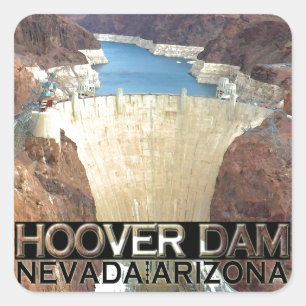 Sticker Carré Barrage de Hoover