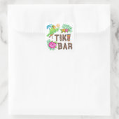 STICKER CARRÉ BARRE TROPICALE TIKI (Sac)