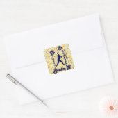 Sticker Carré Base-ball (Enveloppe)