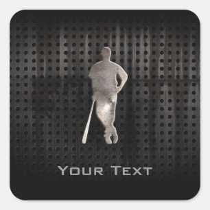 Sticker Carré Baseball robuste