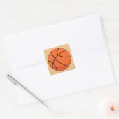 Sticker Carré Basket-ball (Enveloppe)