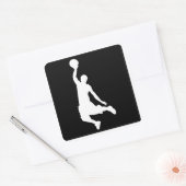 Sticker Carré Basketball Dunk (Enveloppe)