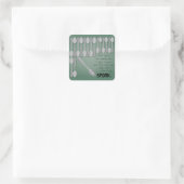 Sticker Carré Basses cuillères (Sac)