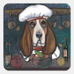 STICKER CARRÉ BASSET HOOK