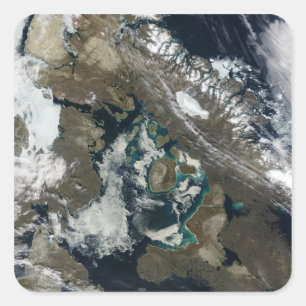 Sticker Carré Bassin de Foxe, Nord du Canada