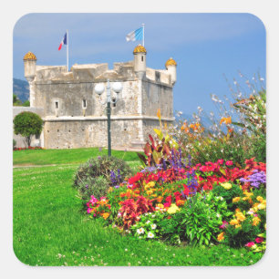 Sticker Carré Bastion de Menton en France