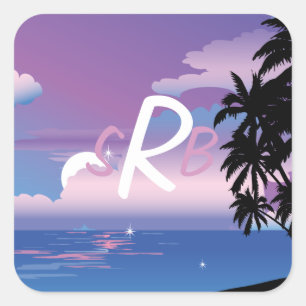 Sticker Carré Bat mitzvah pour Shelley