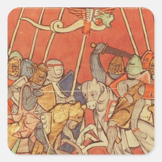 Sticker Carré Bataille de Bedigran (Devant)