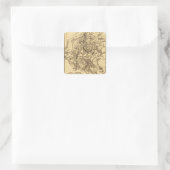 Sticker Carré Bataille de Bull Run 3 (Sac)