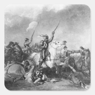 Sticker Carré Bataille de Marston Moor, le 2 juillet 1644