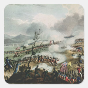 Sticker Carré Bataille de Nivelle, gravée par Thomas