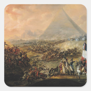 Sticker Carré Bataille de Pyramides, le 21 juillet 1798