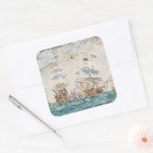 Sticker Carré Bataille de Trafalgar 1805 1998 (Enveloppe)