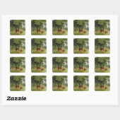 Sticker Carré Bataille sur une voie Devonshire (Feuille)