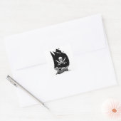 Sticker Carré Bateau pirate (Enveloppe)