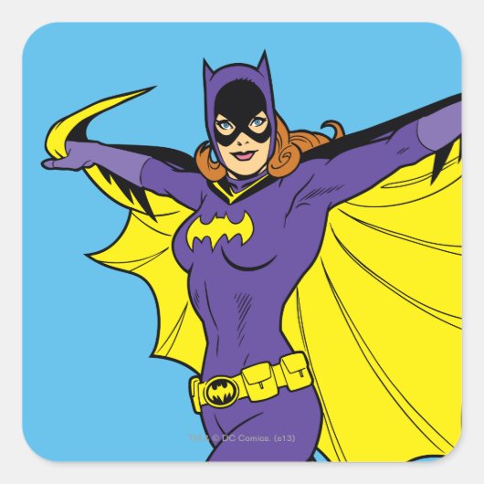 Sticker Carré Batgirl (Devant)