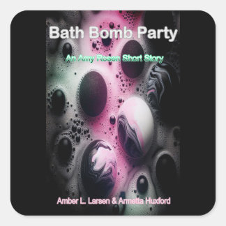 Sticker Carré Bath Bomb Party Cover