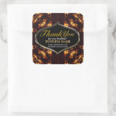 Sticker Carré Batik de Merci d'affaires (Sac)