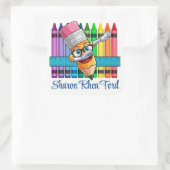 Sticker Carré BÂTIMENT D'Articles D'Art (Sac)