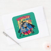 Sticker Carré Batman | Catwoman Under Mistletoe Naughty Or Nice (Enveloppe)