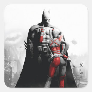 Sticker Carré Batman et Harley