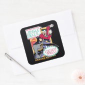 Sticker Carré Batman | Jingle Bells, Je Ne Sens Pas! (Enveloppe)