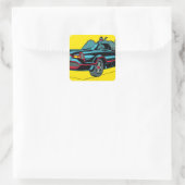 Sticker Carré Batmobile (Sac)