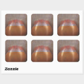 Sticker Carré Bâtons d'encens (Feuille)