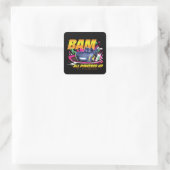 Sticker Carré Batwheel™ Bam - Tous optimisés (Sac)