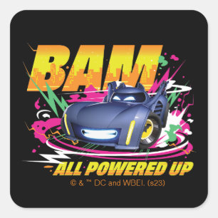 Sticker Carré Batwheel™ Bam - Tous optimisés