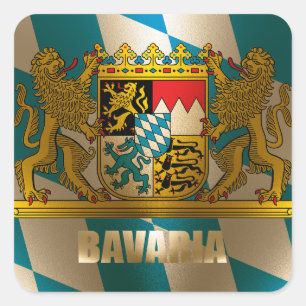 Sticker Carré Bavière